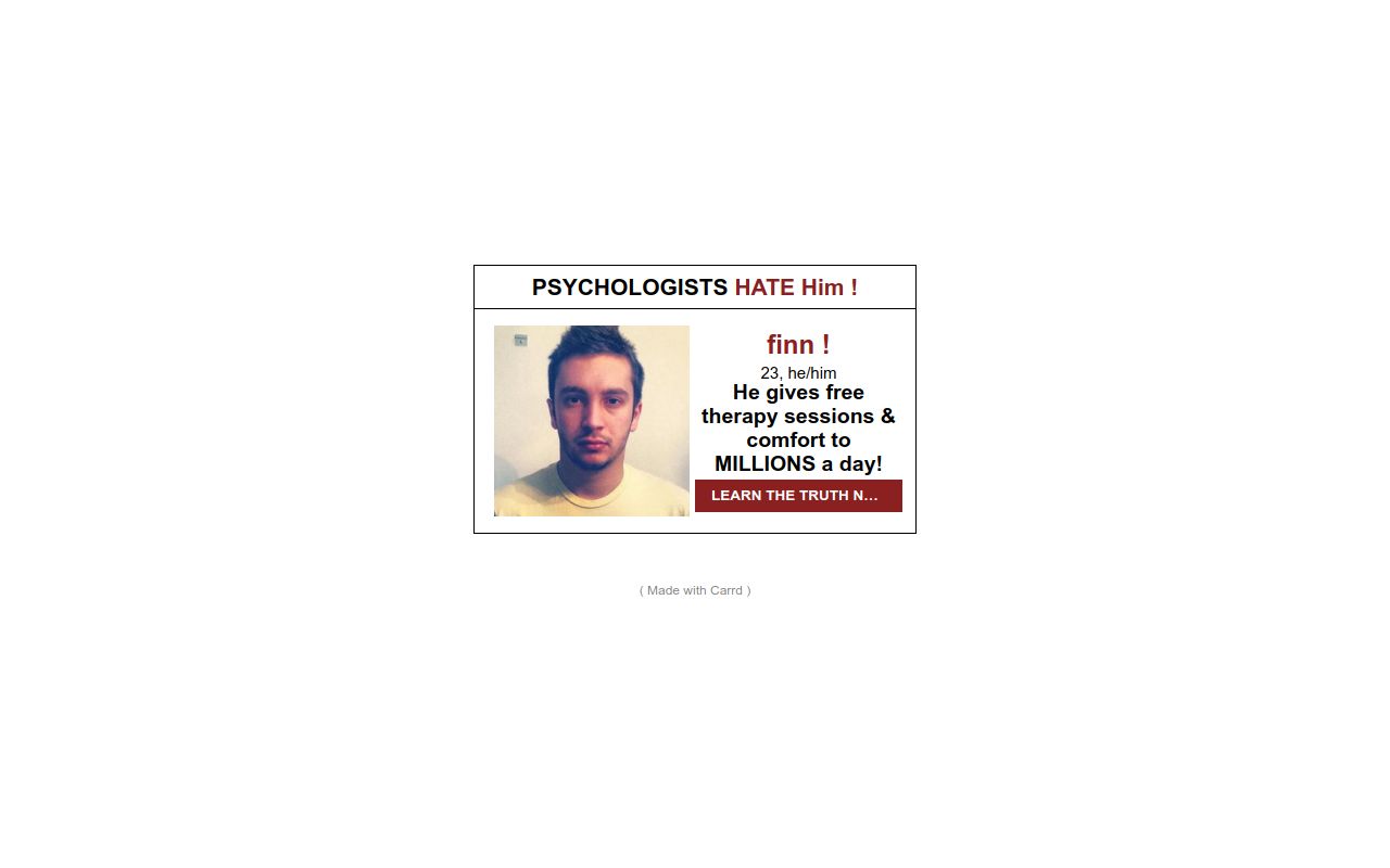 Carrd profile picture for @proctologist